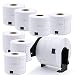 DK-1202 Labels Compatible Brother 2-3/7 x 4 Inches (62mm x 100mm) Die-Cut Shipping Label with One Refillable Cartridge for Brother QL 700 720NW 570 500 Printer and More (300 Labels Per Roll, 8 Rolls)