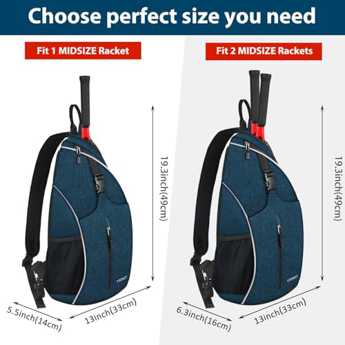 Image of Ytonet Tennis Bag, Tennis Sling Backpack Crossbody for Men Women