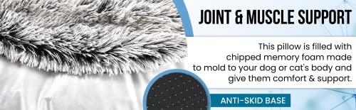 Petmedics Calming Orthopedic Washable Dog Bed With Warming & Cooling Memory Foam Pillow - Chew Proof & Waterproof Bed For Extra Large, Large, Medium, Small Dogs, Puppy, Cat, Kittens, And Pets #TOP3
