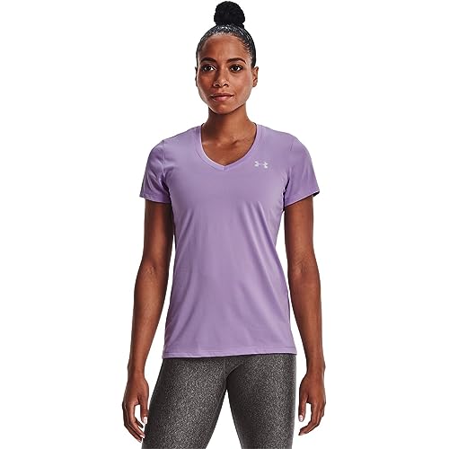 Image of Under Armour Womens Tech V-Neck Short-Sleeve T-Shirt