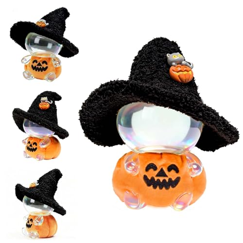 VPDSLABUBU Halloween Pumpkin Costumes for 6.7 Inch (17cm) DollsTwo-piece Set Includes a Black Witch hat and Pumpkin Overalls Its Both Cute and Fun Perfect for Collectors and Dress-Up