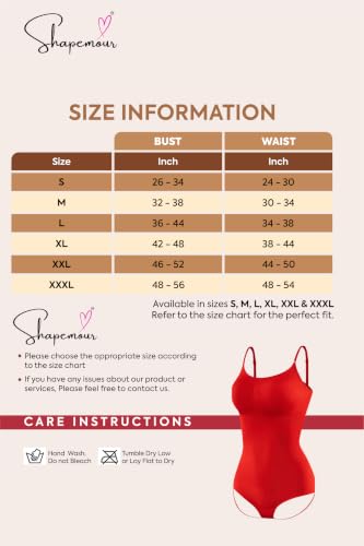 Image of SHAPEMOUR Thong Bodysuit for Women, Slimming Design Shapewear for Women, Tummy Control Body Shaper with Silicone Grip, No Steel Bones for All Day Comfort, Seamless Sculpting Bodyshaper