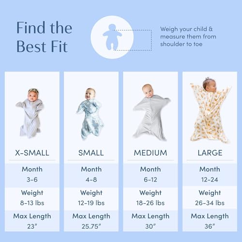 Image of SleepingBaby Zipadee-Zip Transition Swaddle - Cozy Baby Swaddle Blanket with Zipper Convenience - Roomy Wearable Blanket for Easy Diaper Changes - Woodlands, Large (12-24 Months)