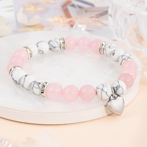 Bracelet D'amitié Cœur à Cœur Pour Meilleure Amie - Lot 2/3/4/5 Pièces, Réglable 6.5-11 Pouces, Acier Inoxydable 316L - Cadeau Noël Anniversaire - 7