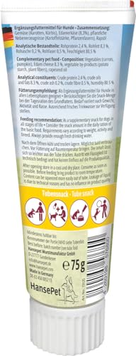 KERBL Tubidog Delikatess Käsecreme 75 g – für Hunde (Tube, als Leckerli oder Topping, 24er Packung) 86319