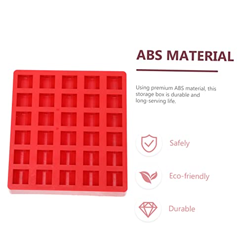 Cajas para monedas VILLCASE color rojo 2 piezas miniatura 6