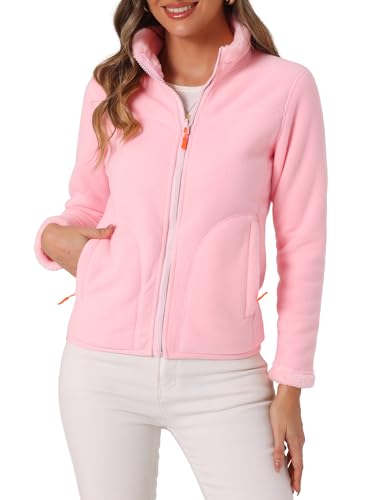 Veste polaire femme col haut haut de gamme manteau d hiver chic