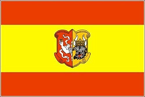 Adesivo Per Auto Bandiera Hohenzollern – 15x10 Cm, Resistente Ai Raggi UV E Ai Graffi