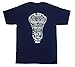Zone Apparel Men's Lacrosse T-shirt - Lacrosse Player Word Lingo Medium Navy