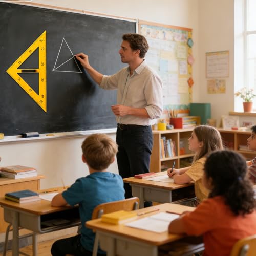 Rapporteur magnétique outil de mesure géométrique pour école