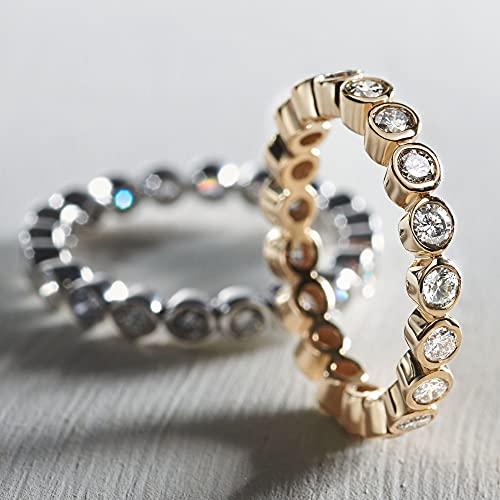 Ross-Simons 1.00 ct. t.w. Bezel-Set Diamond Eternity Band in 14kt Yellow Gold4