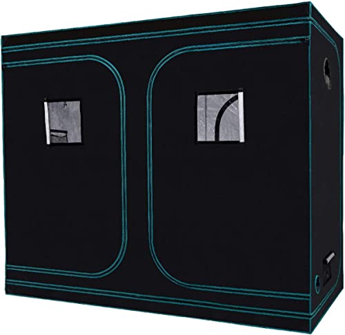 SMARUP グロウテント 300*150*200cm 600D水耕性マイラー 安全遮光なグロウボックス 観察窓 ツールバッグ付き 水耕栽培 水草栽培 室内植物育成用品