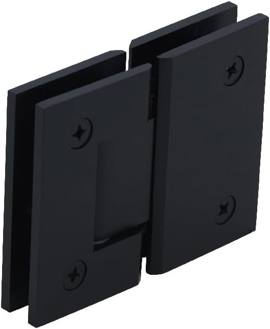 CRL Geneva 180 Series Oil Rub Bronze 180º Glass-to-Glass Standard Hinge