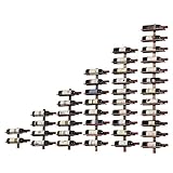Weinregal zur Wandmontage, für 12 Flaschen, stilvoller Bronze-Weinhalter für Küche, Esszimmer und Bar, perfekte platzsparende Weinaufbewahrungslösung