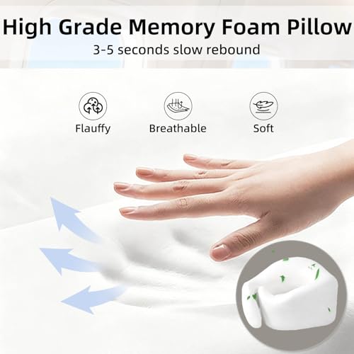 Almohada viscoelástica mediana ajustable para cuello miniatura 5