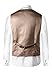 Hanayome Men's 2017 Top Designed Casual Formal Suit Vest Slim Fit Dress Waistcoat,Light Brown,L(US Tag Chest 44