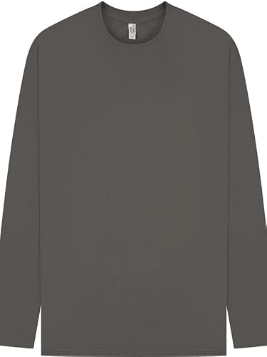 Image of Casual Classic Ringspun 150 Regular L/S Tee - Charcoal - M
