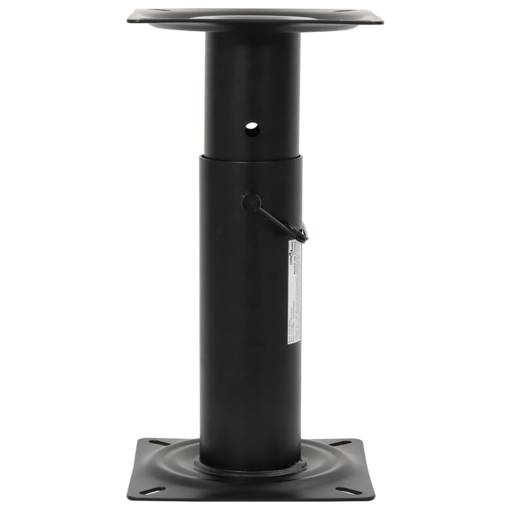 Klappbarer Bootssitz mit hoher Rückenlehne, 2-teiliges Set aus PVC und PU, verstellbare Konsole aus Stahl für Segelboot, Segelyacht, Jolle, Cockpit, Deck und Marina