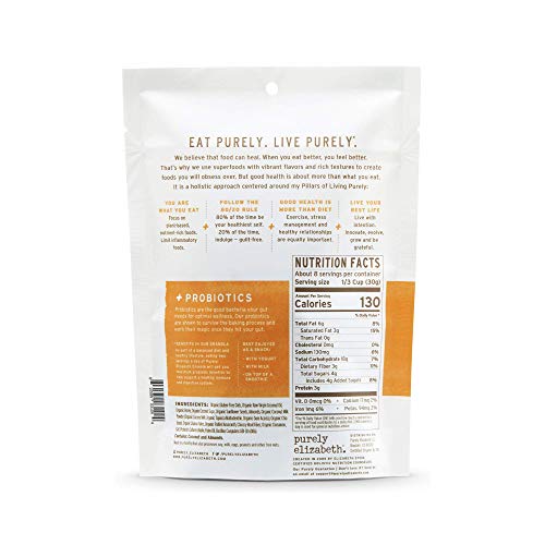 image for purely elizabeth. Purely Elizabeth Honey Almond + Probiotics Ancient G