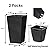 Shineloha 2 Pack Tall Planters + Baskets (Self Watering) (20" H) | Tall Planters for Outdoor & Indoor