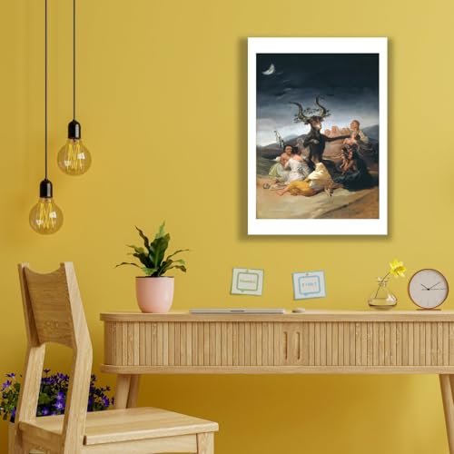 Poster Witches Sabbath de Goya : grand format mat pour éliminer les reflets - 2