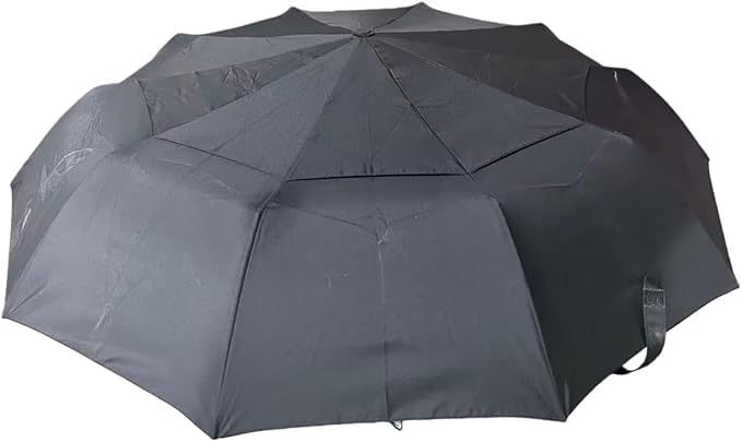 Sonnenschirm für Liegestuhl mit Doppelschicht Universal Verstellbare Klemme UV Schutz 50+ 120cm Kuppelmaß Tragbarer Klemmschirm für Campingstuhl Strandstuhl Kinderwagen Rollstuhl und Golfwagen