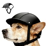 Casco para Perros - Casco Absorbente De Golpes con Correa Ajustable,Protector De Cabeza Solar para Perros En Exteriores - para Fiesta Disfraz Exterior Interior Vacaciones Fotografía