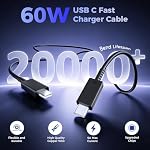 2 Pack 60w Super Fast USB C Charger, Type C Charger Fast Charging - Image 3