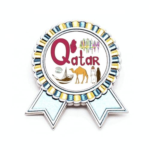 Broche Qatar pour costume médaille monument métal événement M