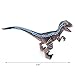 Gemini&Genius Dinosaur Toys Baby Velociraptor with Movable Jaw and Hands, Cake Topper, Collectible Action Figure, Birthday Gifts and Party Supplies for Kids