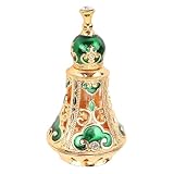 [STYLE UNIQUE DU MOYEN-] Ajoutez une touche d'élégance avec ce flacon de parfum en émail vintage.