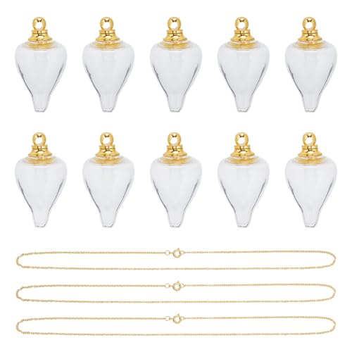 Kits para hacer joyas de vidrio: crea 10 collares de viales para regalar en navidad 7