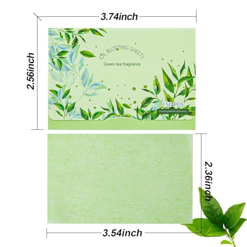 5 packs oil blotting sheets for face - maqihan 5 scents750 counts oil absorbing sheets blotting paper for oily control skin paper face oil sheets premium bamboo charcoal blotter paper for women