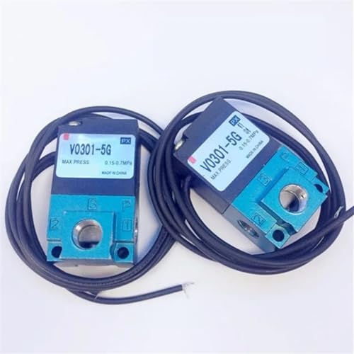 2 Position 3 Way Frequency Solenoid Valve VO301-6G-V 1Pcs(Color:VO301-5G-02 DC24V)