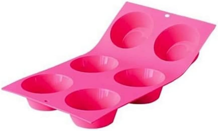 FAUCHON Silicone Molds Muffin Molds (6 Pack)
