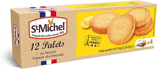 Biscuits Palets Roudor St Michel Le Paquet De 12 150 G - vue 2