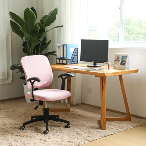 FORCHEER Desk Chair Cover, Stretch Office Chair Covers Two Piece for Split Office Chair Stretchable