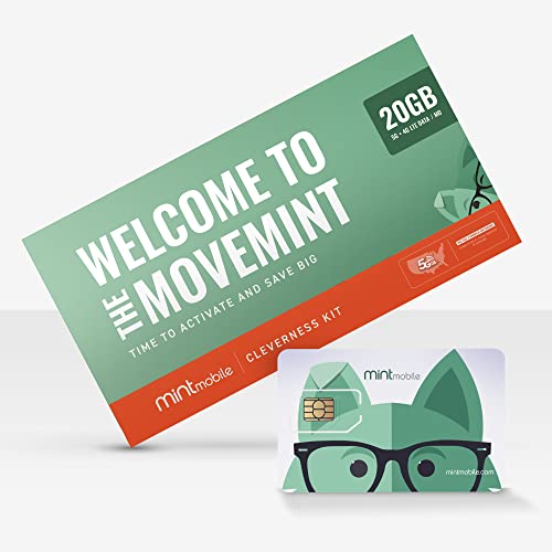 Image of $25 /mo. Mint Mobile Phone Plan with 20GB of 5G-4G LTE Data + Unlimited Talk & Text for 3 Months (3-in-1 SIM Card)