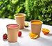 GUSTO [10 oz. - 300 Count Kraft Disposable Paper Cups, Hot Coffee Cups Brown Unbleached - Eco-Friendly Cups (Formerly Comfy Package) 5