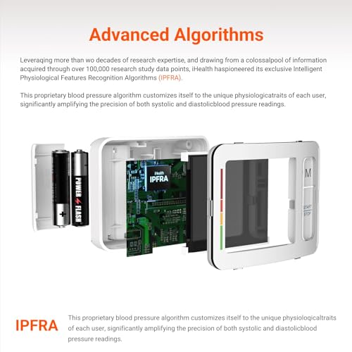 iHealth Push Wrist Blood Pressure Monitor, Digital Bluetooth Blood Pressure Machine with Large Display and Portable Carrying Case for at Home and Travel Use - Image 6