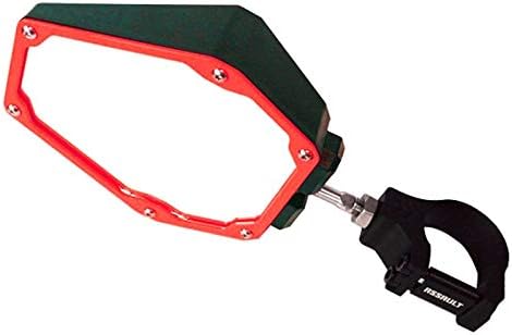 Assault Industries 101005SM03032 Black/Red 1.75" Bomber Series UTV Side Mirror