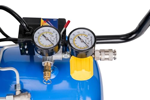 Image of Goodyear 8 Gallon 150 PSI Oil Free Portable Horizontal Electric Air Compressor