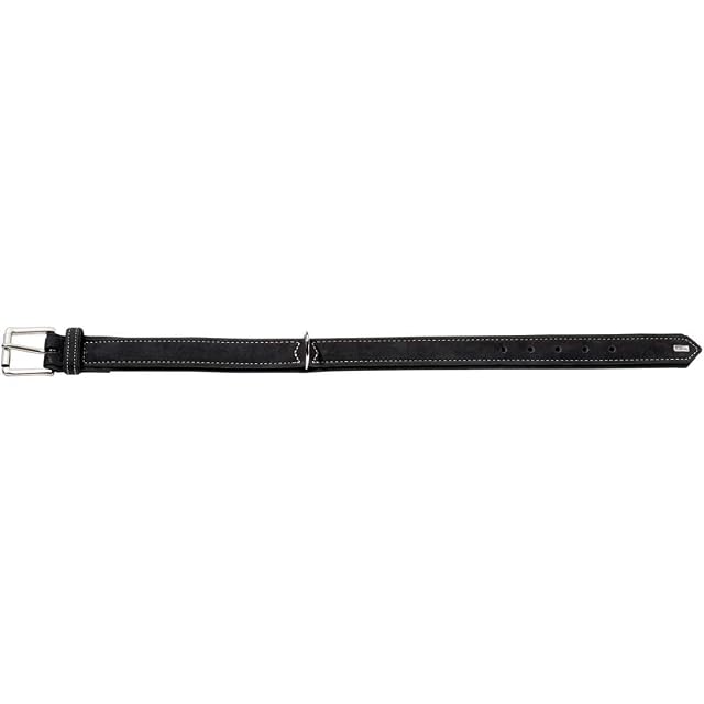 Foto 2 de 2 de HUNTER Hunting Collar de Perro de Cuero Nobuck Resistente Suave 60 (M-L), Color Negro