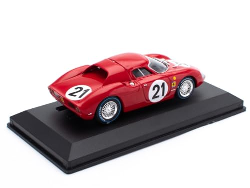 OPO 10 - 1/43 miniature car compatible with FERRARI 275 LM - Rindt-Gregory - 1965 - LE MANS LM010, Multicolor - Image 4