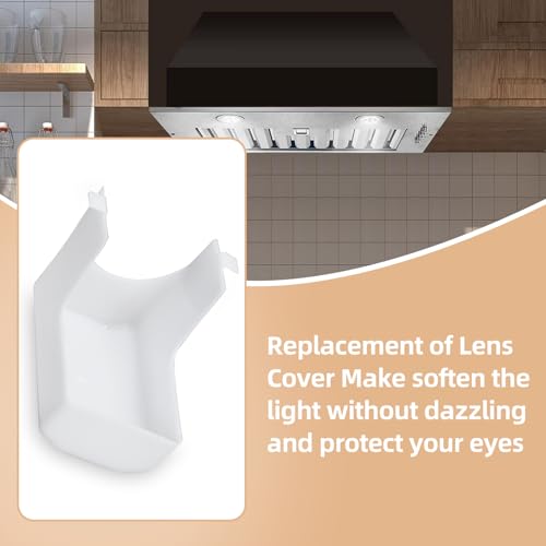 Range Hood Light Lens Cover S99110437 for Broan Nutone 40000 41000 42000 Series Range Hood By Romalon