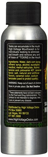High Voltage Saliva Cleanse Detox Mouthwash - 2 oz. image 4
