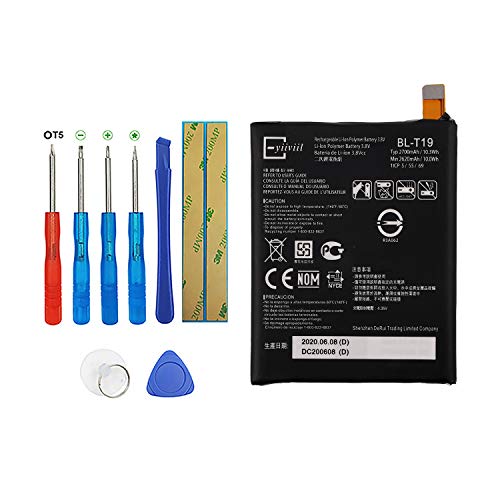 Vvsialeek BL-T19 - Batería compatible con Google Nexus 5X H791 H790 con...