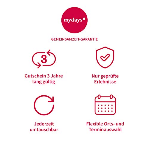 Erlebnis-Gutschein / mydays / GOURMET DINNER / 4-gängiges Candle-Light-Dinner für 2 Personen / Geschenkidee für Paare / Inklusive Geschenkbox