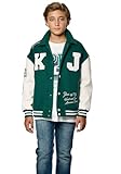 100% Polyester Kaporal - Blouson Vert Style université garçon - Meddy - 14A - Vert