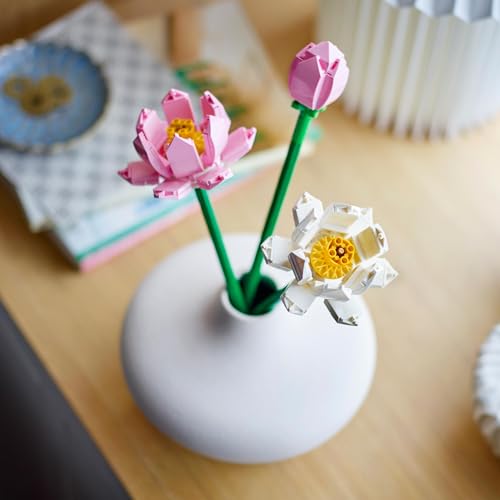 Creator Bundle Fiori 3: Include Fiori di Loto (40647) e Fiori di Ciliegio (40725), Set Fiori Artificiali della Collezione Botanica per Bambine e Bambini da 8 Anni, Idea Regalo per San Valentino - Lego - Immagine 4